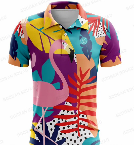 Loud Tropical Golf Shirts