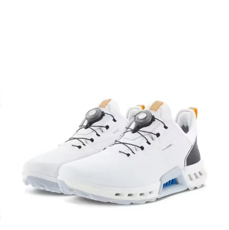 Men's Golf Shoes. Genuine Leather in Black or White.