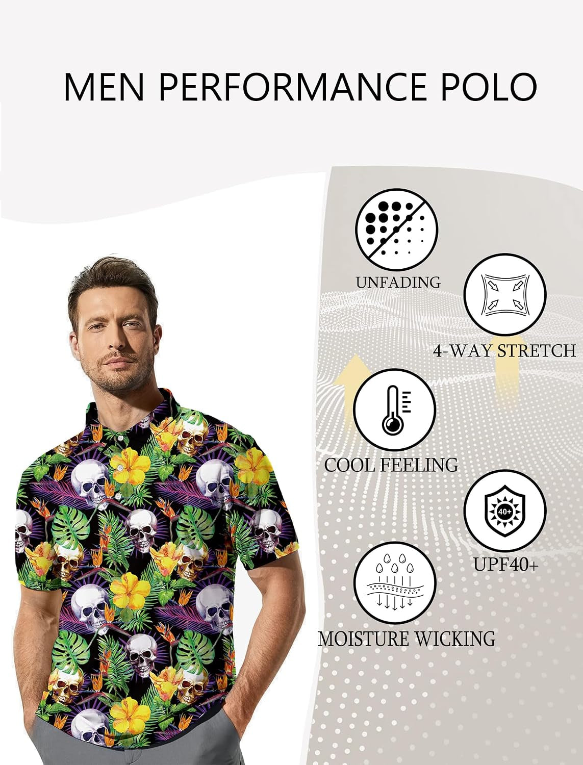 Golf Polo Shirt, Dry Fit.
